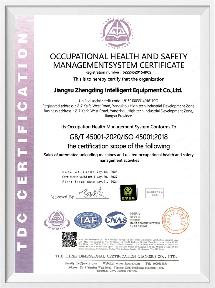 Сертификация системы управления безопасностью